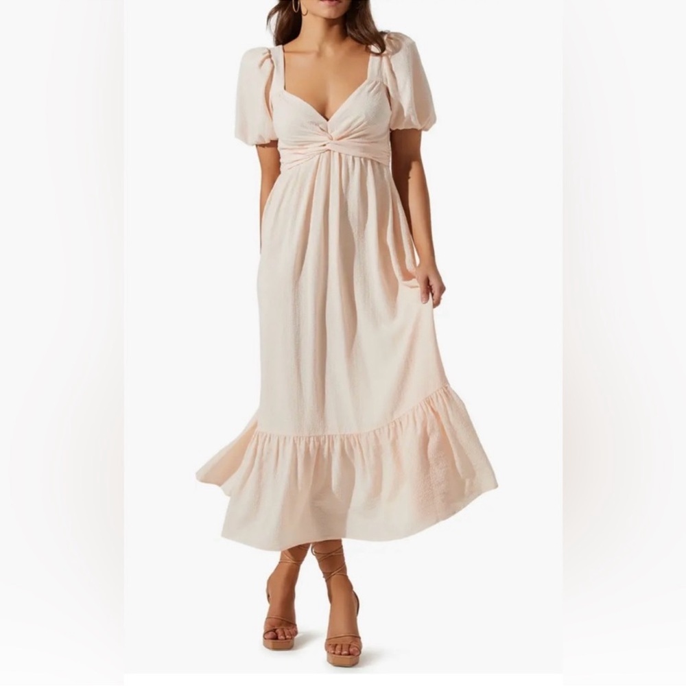 ASTR the label puff sleeve dress